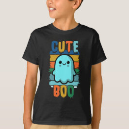 Retro  Schattigee Halloween Ghost T-shirt