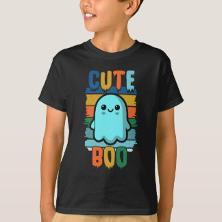 Retro  Schattigee Halloween Ghost T-shirt