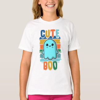 Retro  Schattigee Halloween Ghost T-shirt