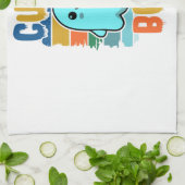 Retro  Schattigee Halloween Ghost Theedoek (Gevouwen)