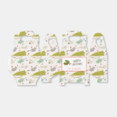 retro Schattigee kerstkatten Bedankdoosjes (Uitgevouwen)