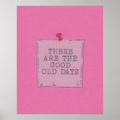 Retro Schattigee trendy offerte Poster voor muurku (Voorkant)