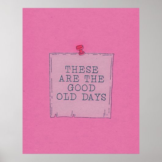 Retro Schattigee trendy offerte Poster voor muurku (Voorkant)