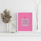 Retro Schattigee trendy offerte Poster voor muurku