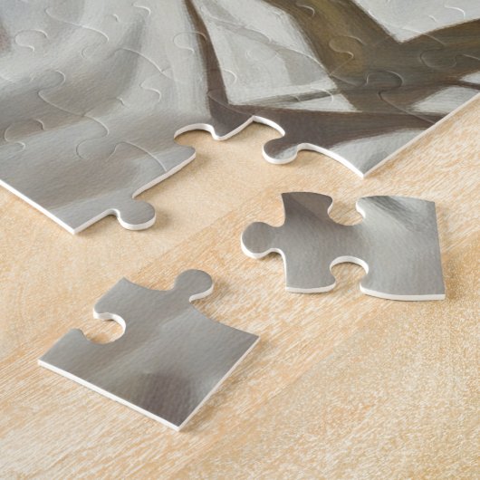 Retro Schattigee Vrouw '50 Pin-up Legpuzzel (Zijkant)