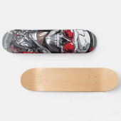 Retro Schedel Persoonlijk Skateboard (Horizontaal)