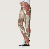 Retro schedels en Rozen Ornament Leggings (Links)