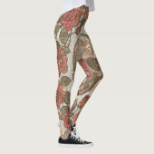 Retro schedels en Rozen Ornament Leggings (Rechts)