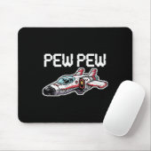 Retro scheepsarcadespel Funny Nostalgie Gamer Muismat (Met muis)
