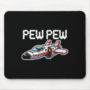 Retro scheepsarcadespel Funny Nostalgie Gamer Muismat