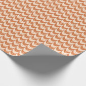 Retro Schelp Geometrisch Patroon Cadeaupapier (Hoek)