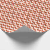Retro Schelp Geometrisch Patroon Cadeaupapier (Hoek)