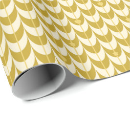 Retro Schelp Geometrisch Patroon Cadeaupapier