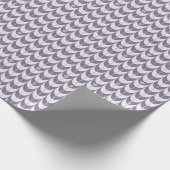 Retro Schelp Geometrisch Patroon Cadeaupapier (Hoek)