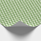 Retro Schelp Geometrisch Patroon Cadeaupapier (Hoek)