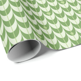 Retro Schelp Geometrisch Patroon Cadeaupapier