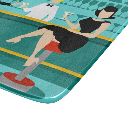 Retro Scherpe Raad van de Cocktailbar Snijplank (Hoek)