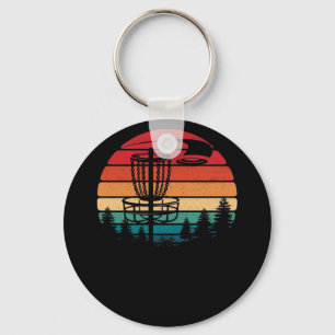 Retro schijf Golf Frolf Flying Disk Sport Sleutelhanger