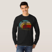 Retro  schijf Golf Frolf Flying Disk Sport T-shirt (Voorkant volledig)