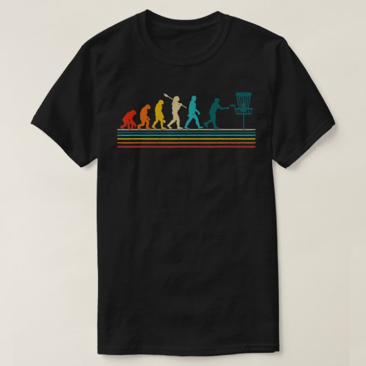 Retro  schijf Golf T-shirt kleding Gifts Mannen Wo (Design voorkant)