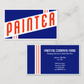 retro schilder visitekaartje (Voorkant / Achterkant)