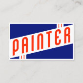 retro schilder visitekaartje (Voorkant)