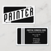 retro schilder visitekaartje (Voorkant / Achterkant)