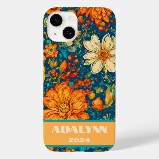 Retro Schilderen Afstuderen Cadeaus voor Kleindoch Case-Mate iPhone Case (Achterkant)