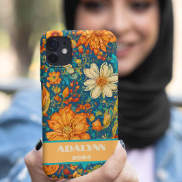 Retro Schilderen Afstuderen Cadeaus voor Kleindoch Case-Mate iPhone 14 Hoesje