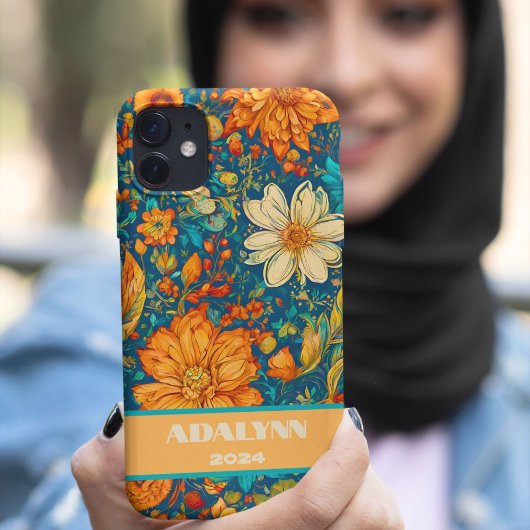 Retro Schilderen Afstuderen Cadeaus voor Kleindoch Case-Mate iPhone Case