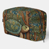  retro schildpad Boheemse Boho Woodland Toilettasje (Rechterhoek)