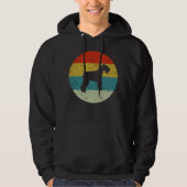 Retro Schnauzer Hoodie (Voorkant)
