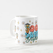 Retro School 100 Dagen Helderder Koffiemok (Voorkant links)