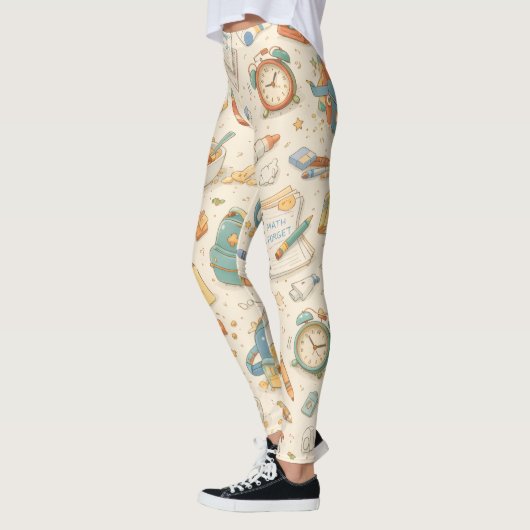 Retro School Morning Chaos Leggings (Links)