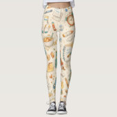 Retro School Morning Chaos Leggings (Voorkant)