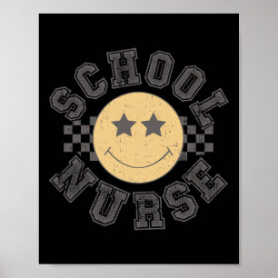 Retro School Verpleegkundige Toekomstige Verpleegk Poster