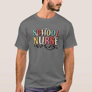Retro School-verpleegster terug naar School 2022 T T-shirt