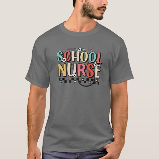 Retro School-verpleegster terug naar School 2022 T T-shirt (Voorkant)