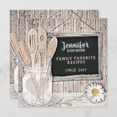 Retro schoolbord, Mason Jar en Madeliefje (Voorkant / Achterkant)