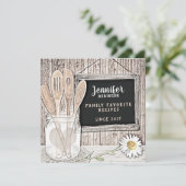 Retro schoolbord, Mason Jar en Madeliefje (Staand voorkant)