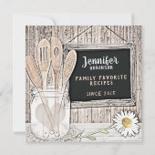 Retro schoolbord, Mason Jar en Madeliefje (Achterkant)