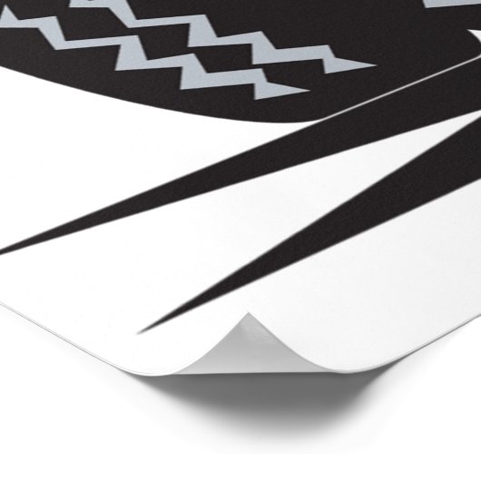 Retro schoolbus  geel poster (Hoek)