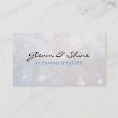 Retro Schoonmaak Lady Cleaner Service Huishoudster Visitekaartje (Achterkant)