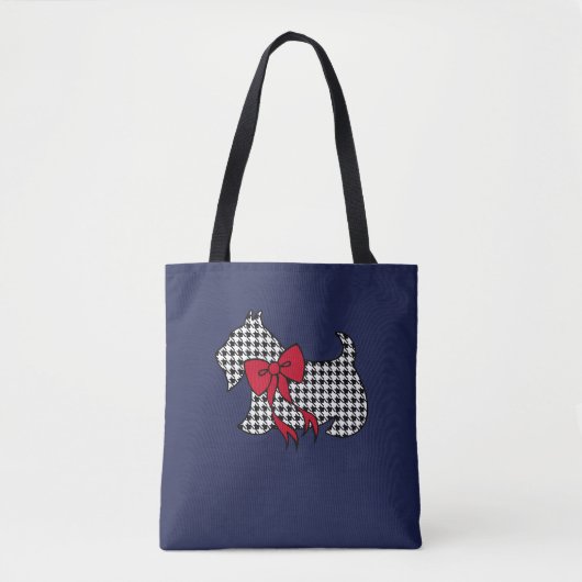 Retro Schotse Terrier Tas (Voorkant)