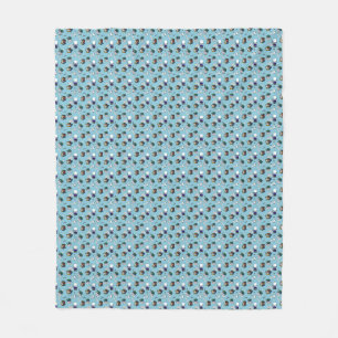 Retro schrijver naadloos patroon fleece deken