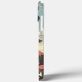 Retro Sci-Fi Avontuur iPhone Case 🚀 (Achterkant / Links)