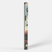 Retro Sci-Fi Avontuur iPhone Case 🚀 Hoesje (Rechterkant)