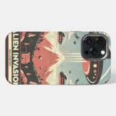 Retro Sci-Fi Avontuur iPhone Case 🚀 Hoesje (Achterkant horizontaal)