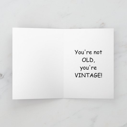 Retro Sci-Fi Comic Book Birthday Kaart (Binnen)