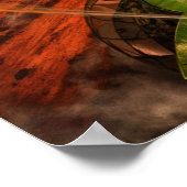 Retro Sci-Fi Fantasy Space Woman Art Poster (Hoek)